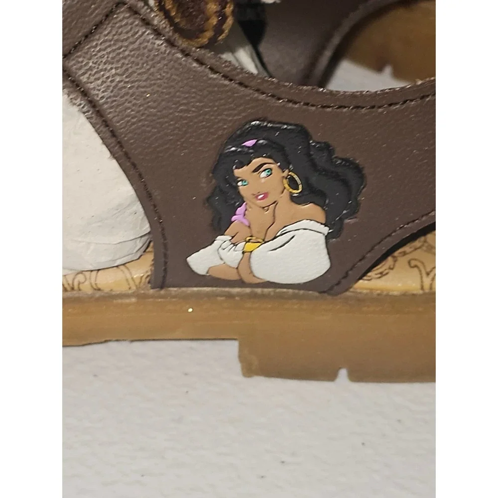 NIB Vintage Girls Disney The Hunchback Of Notre Dame Esmerelda Sandals 10 NOS